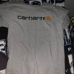 Carhartt t, short sleeve, size L, fits like an XL